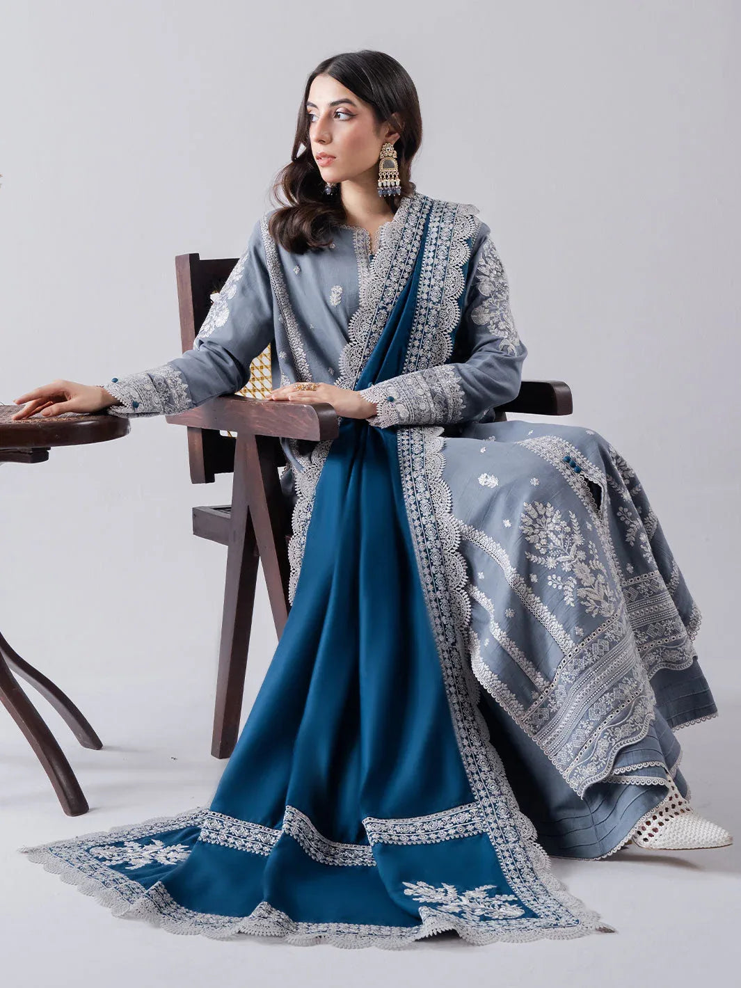 Faiza Faisal | Winter Edit 2024 | ELAAF - Rang-e-Khaas