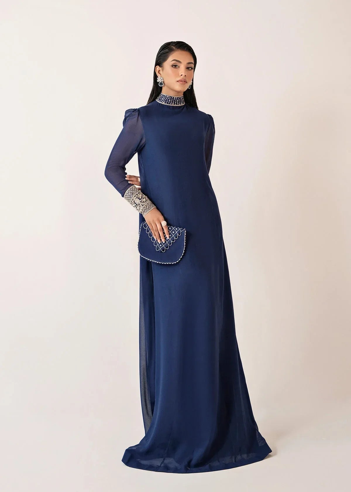 Dastoor | Euphoria Luxury Pret 24 | Azure - Rang-e-Khaas