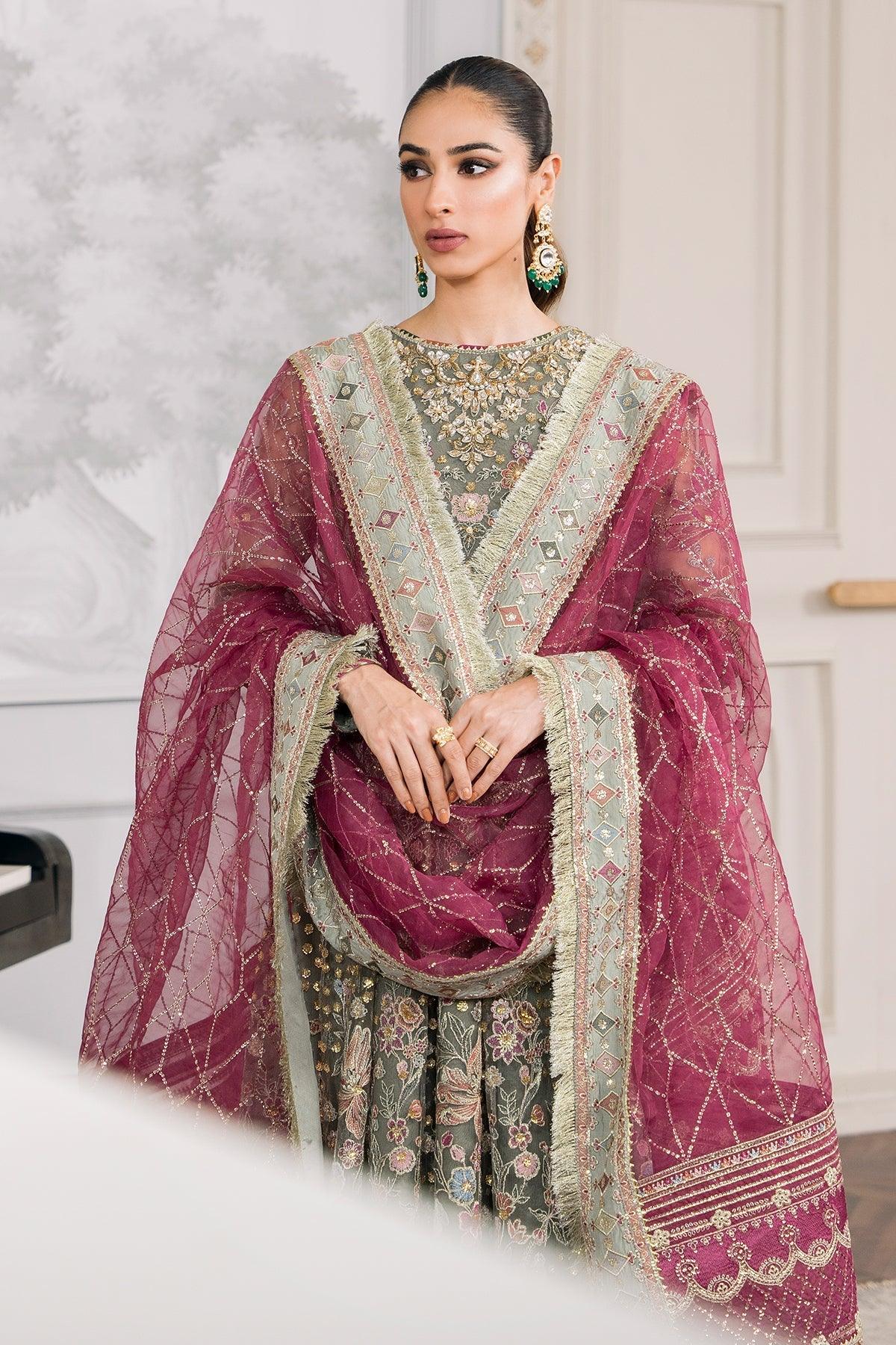 EMBROIDERED NET CH12-02 STITCHED