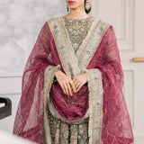 Baroque Chantelle Embroidered Luxury Net 3Pc Suit EC-02