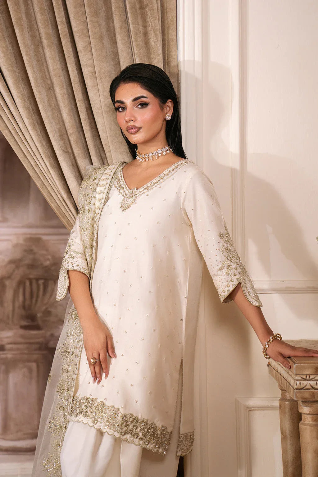 Neeshay | Luxe Pret | Ivoria - Rang-e-Khaas