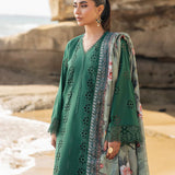 Zainab Chottani Embroidered Chikankari Lawn 3Pc Suit D-01A Aysel
