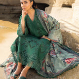 Zainab Chottani Embroidered Chikankari Lawn 3Pc Suit D-01A Aysel