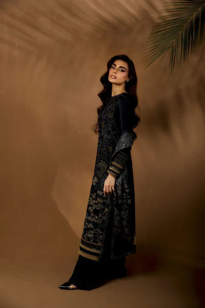 Sobia Nazir | Winter Shawl 25 | Design 1A - Rang-e-Khaas