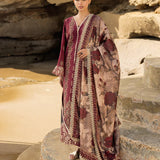 Zainab Chottani Embroidered Chikankari Lawn 3Pc Suit D-01B Aysel