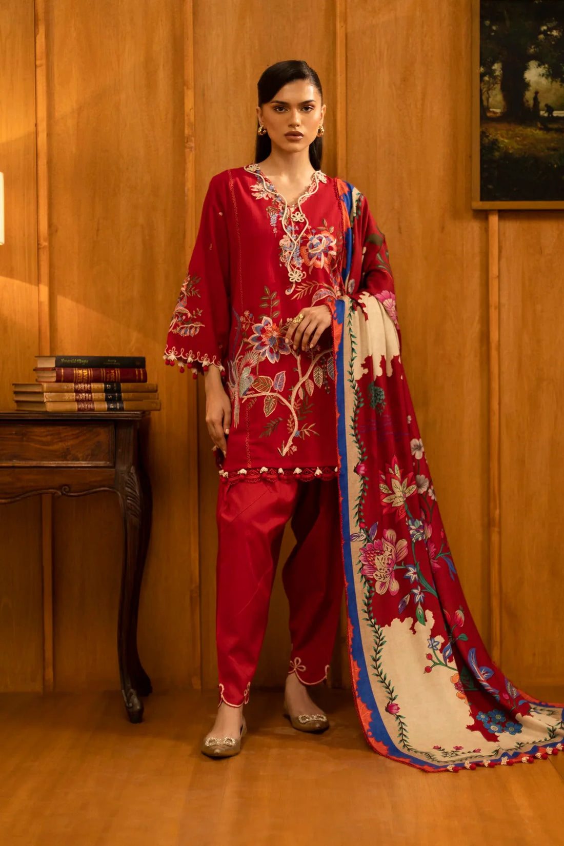 Sana Safinaz | Muzlin Winter 25 | M253-001B - Rang-e-Khaas