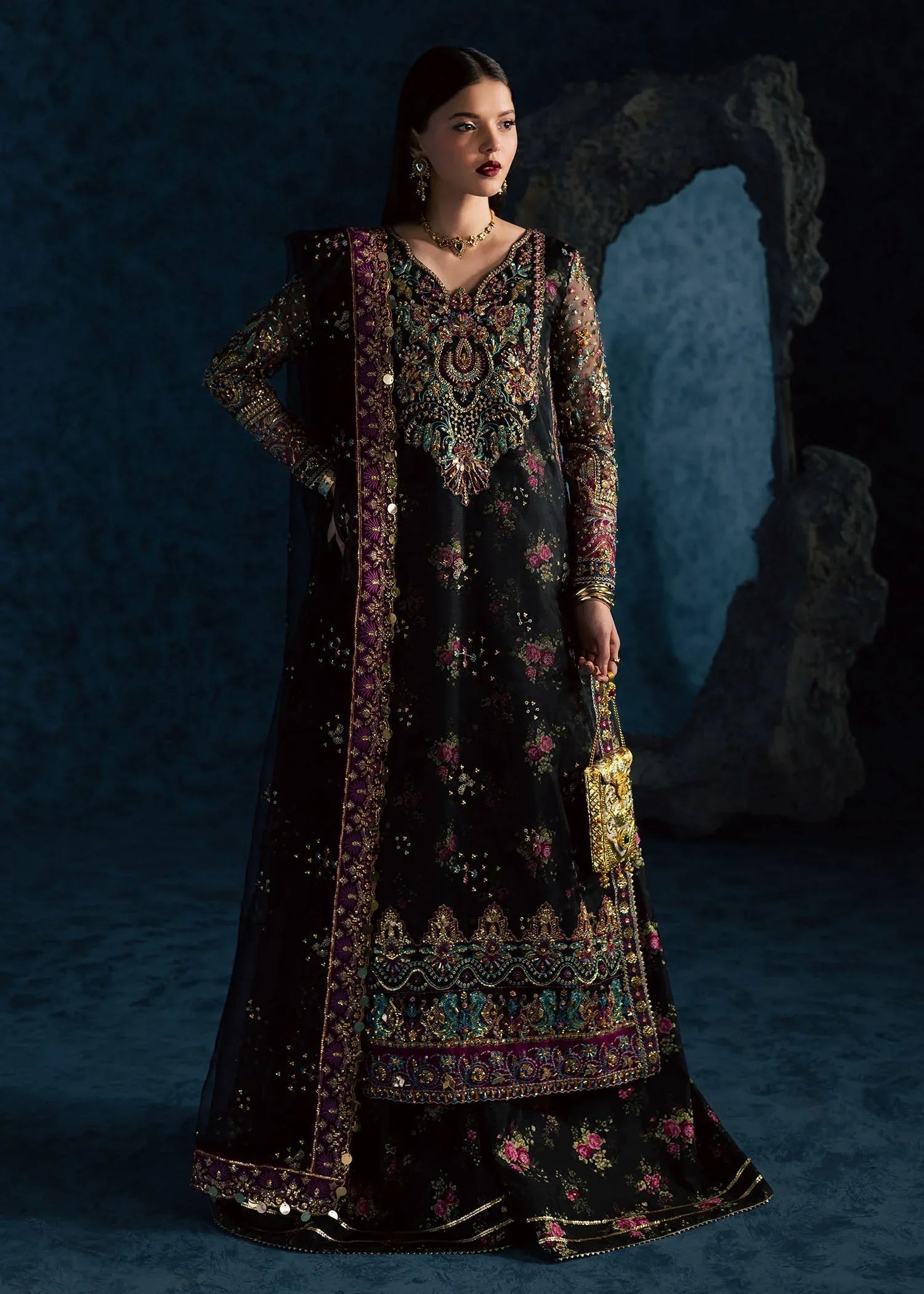 Maria Osama Khan | Lamhay Wedding Festive | MEHTAB - Rang-e-Khaas