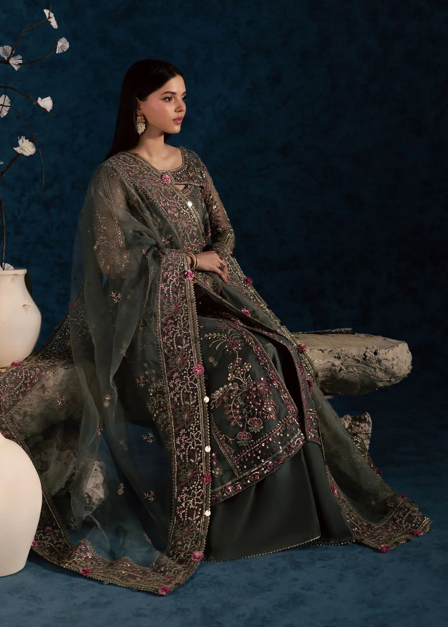 Maria Osama Khan | Lamhay Wedding Festive | SAHAR - Rang-e-Khaas