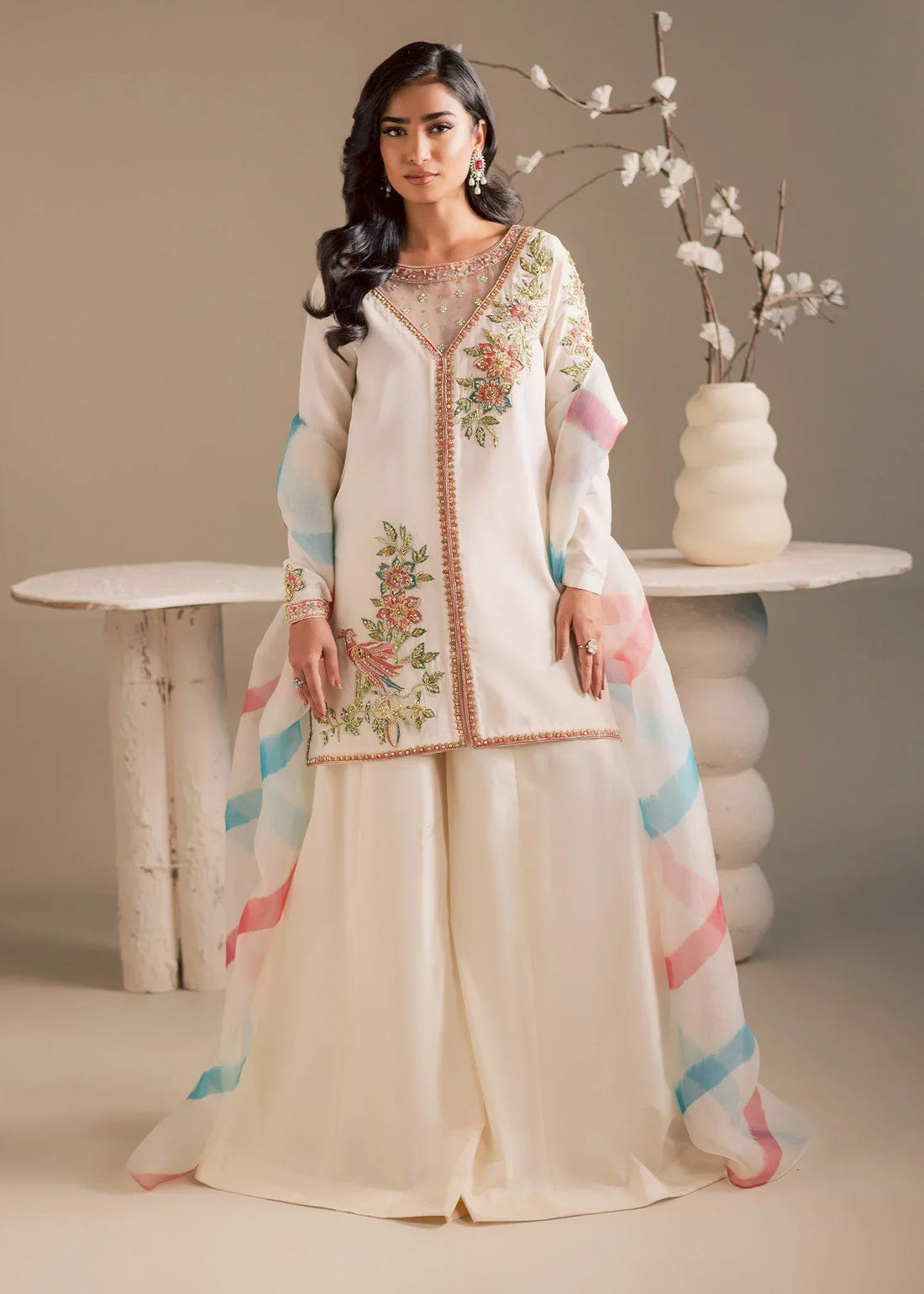 Maria Osama Khan | Noir Bliss Luxury Formals | Pearl Whisper - Rang-e-Khaas