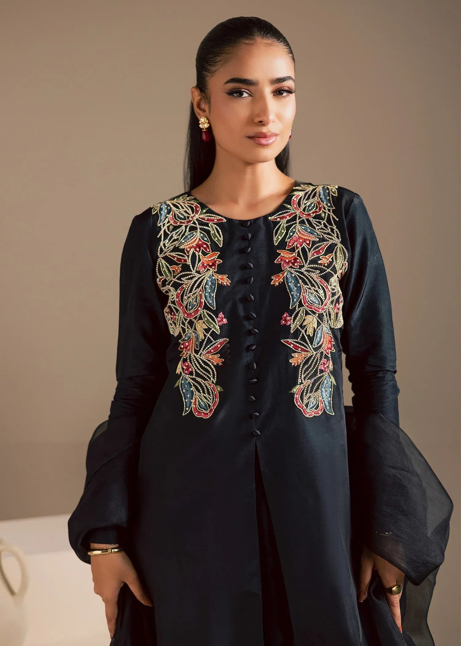 Maria Osama Khan | Noir Bliss Luxury Formals | Midnight Noir - Rang-e-Khaas