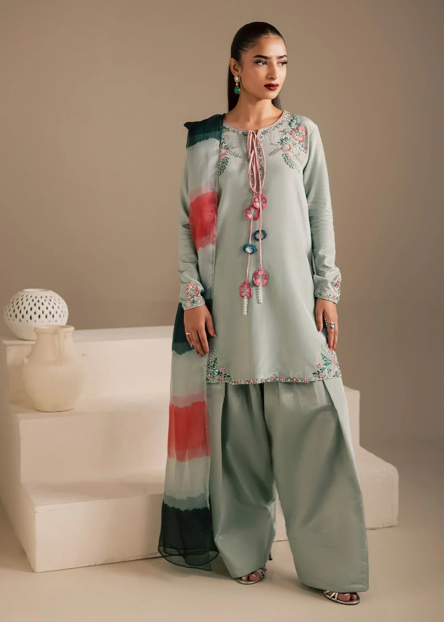 Maria Osama Khan | Noir Bliss Luxury Formals | Ash Mist - Rang-e-Khaas