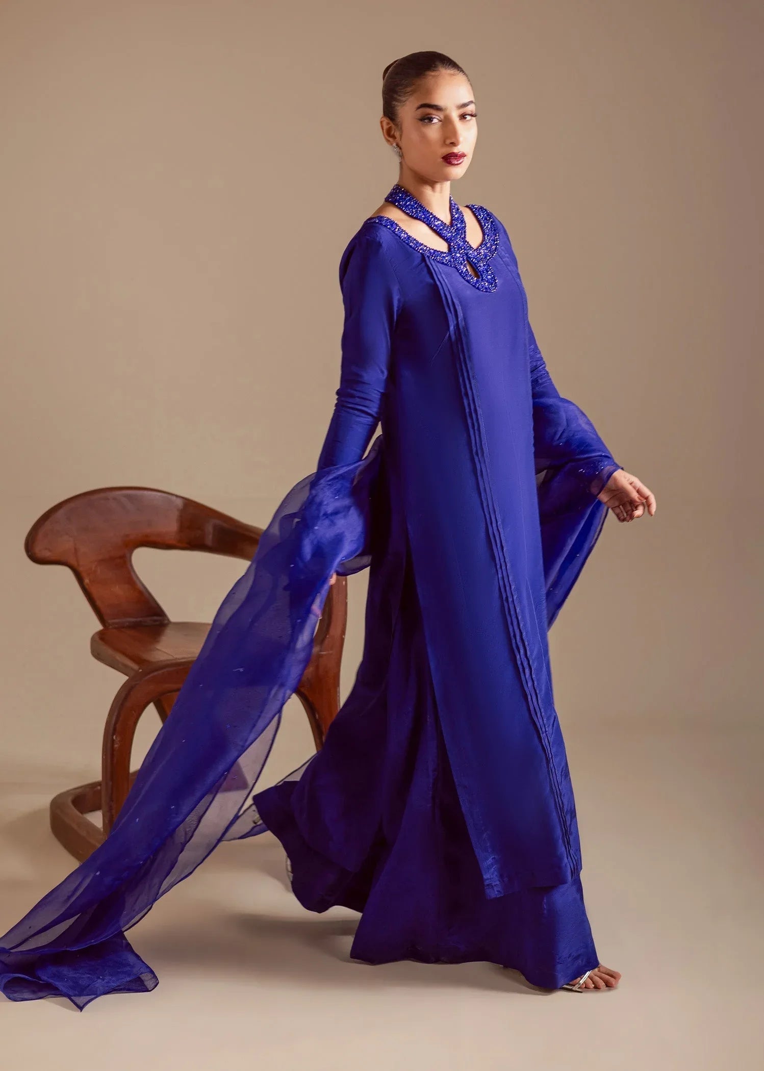 Maria Osama Khan | Noir Bliss Luxury Formals | Majestic Noir - Rang-e-Khaas