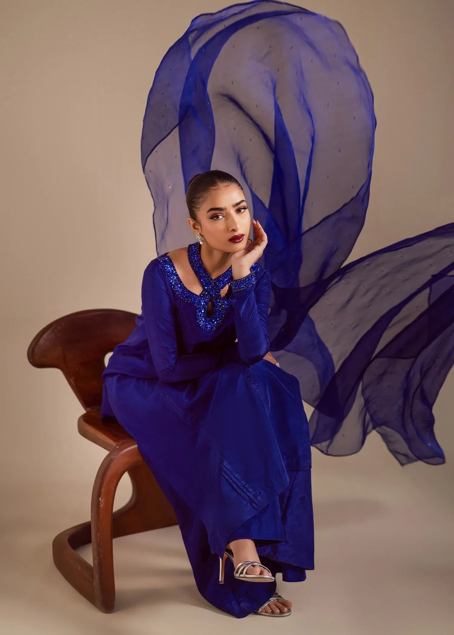 Maria Osama Khan | Noir Bliss Luxury Formals | Majestic Noir - Rang-e-Khaas