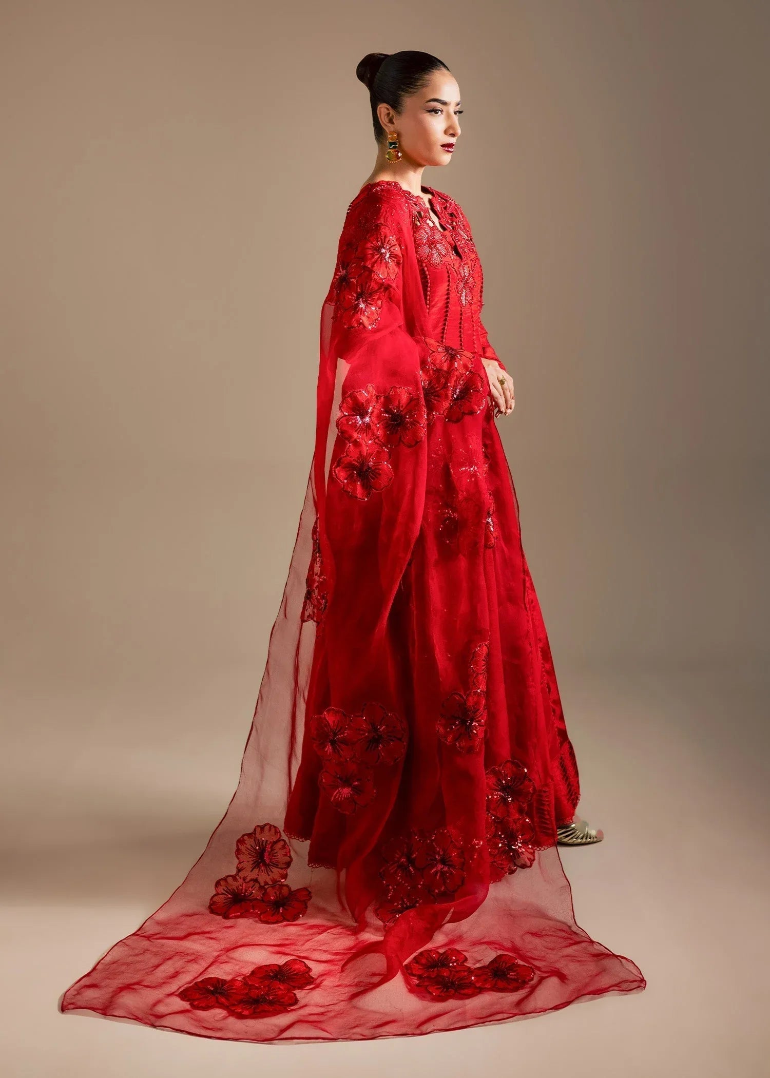 Maria Osama Khan | Noir Bliss Luxury Formals | Scarlet Mirage - Rang-e-Khaas