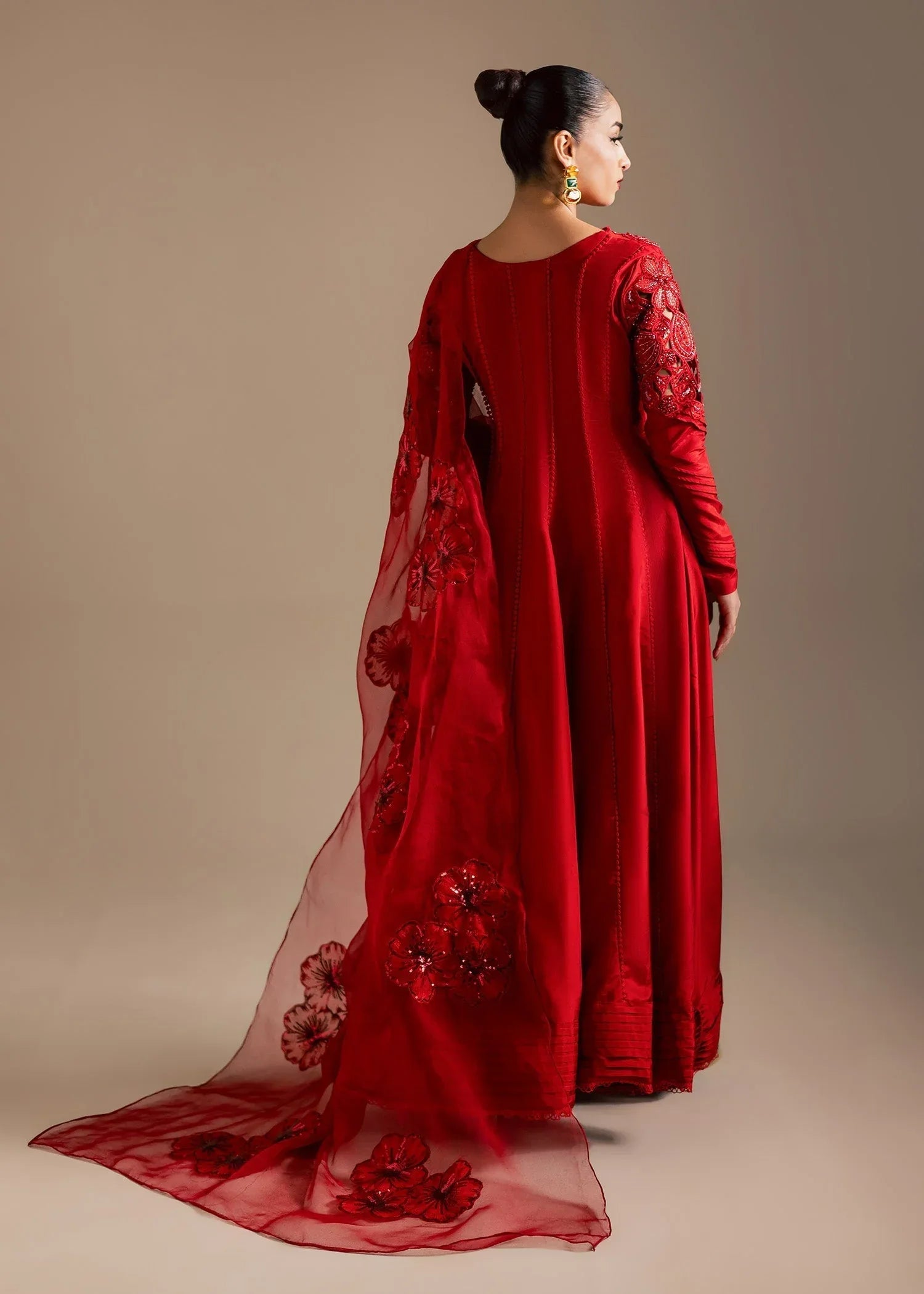 Maria Osama Khan | Noir Bliss Luxury Formals | Scarlet Mirage - Rang-e-Khaas