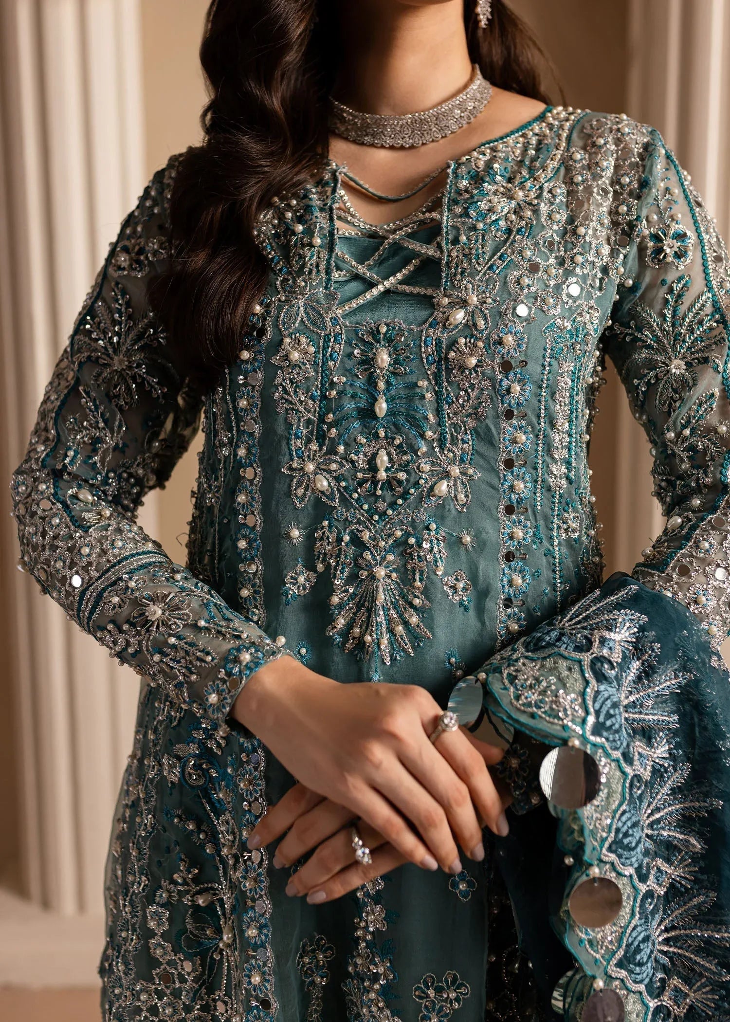 Maria Osama Khan | Lamhay Wedding Festive | Sumbul - Rang-e-Khaas