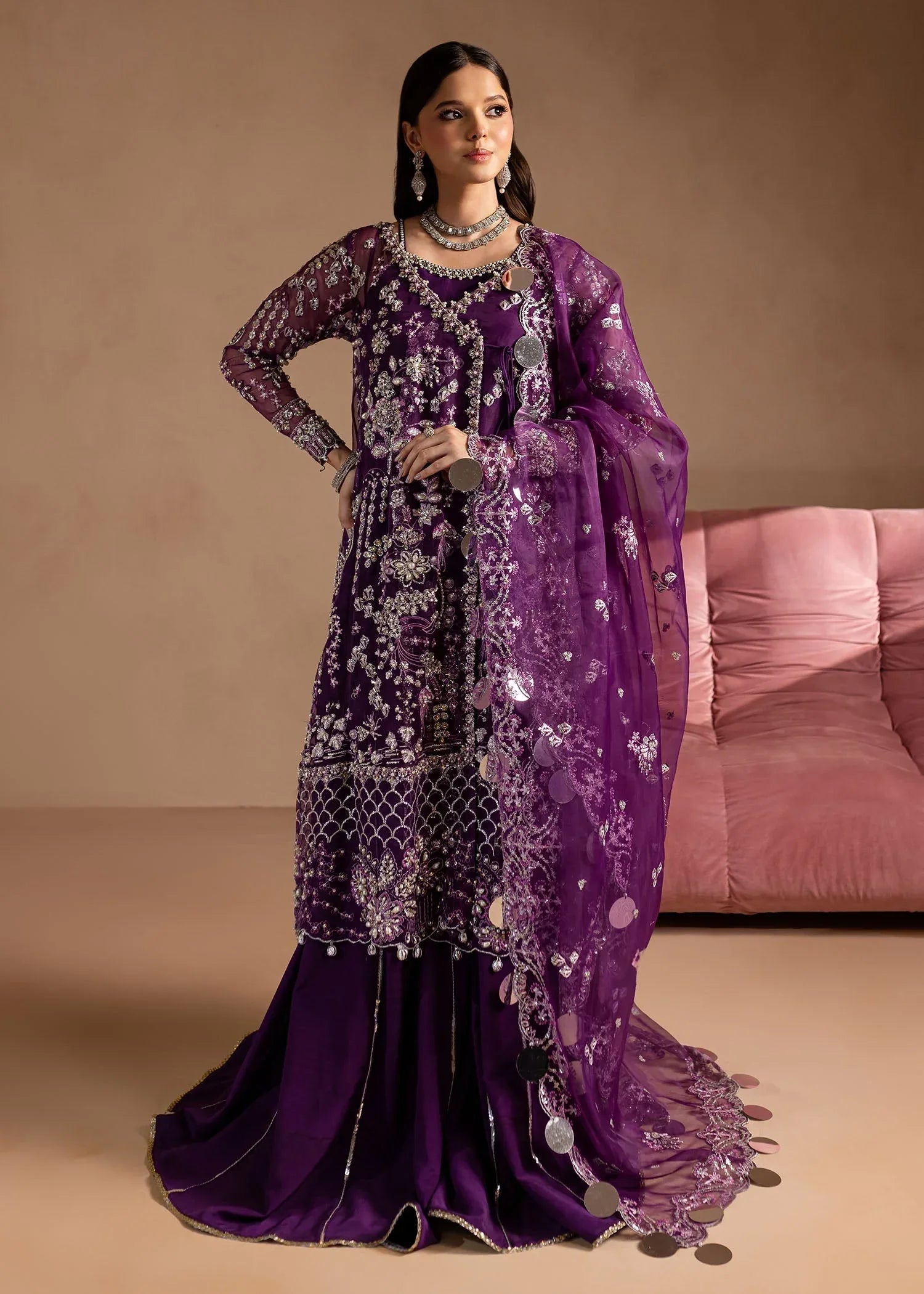 Maria Osama Khan | Lamhay Wedding Festive | Sheesham - Rang-e-Khaas