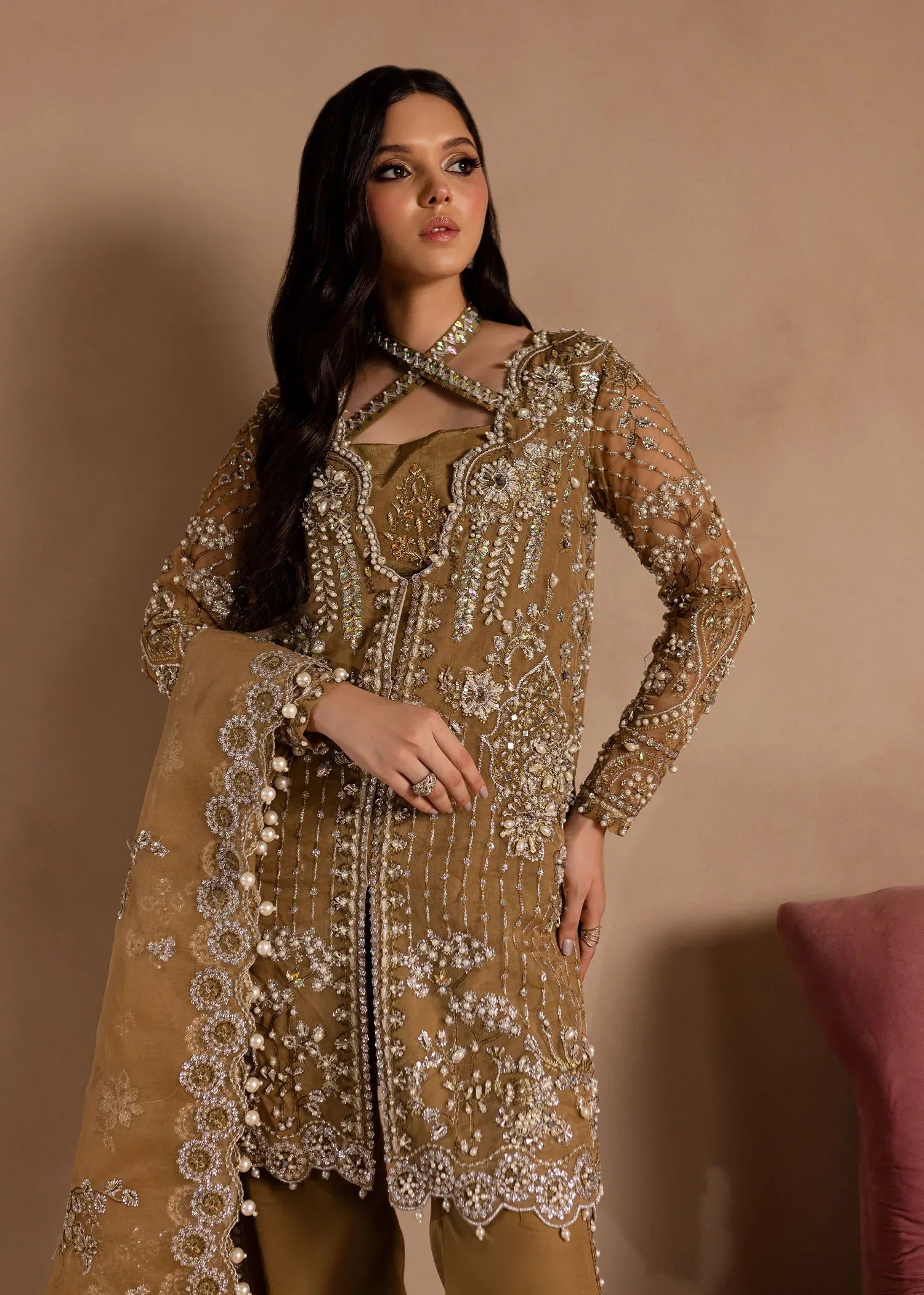Maria Osama Khan | Lamhay Wedding Festive | Sabahat - Rang-e-Khaas
