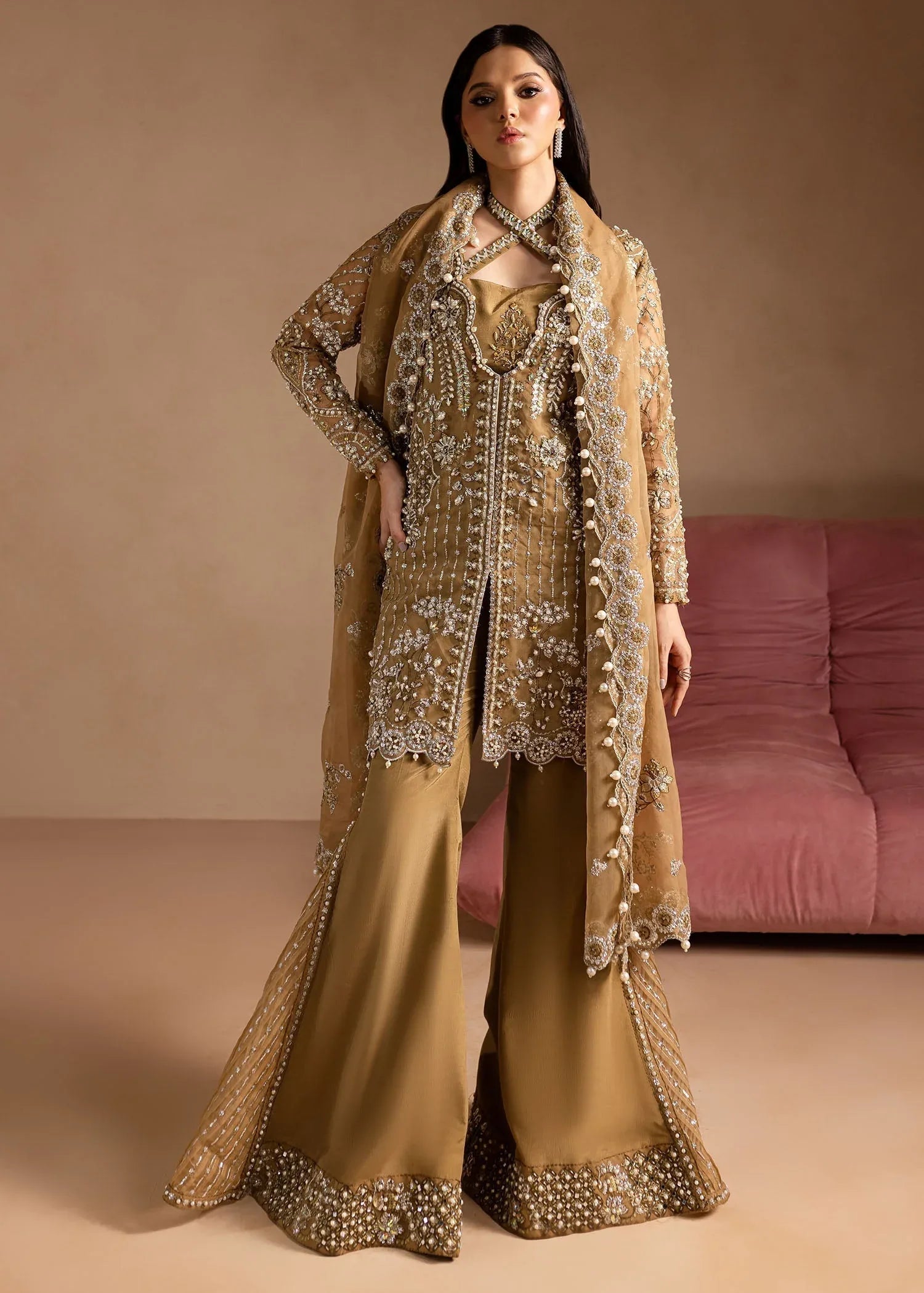 Maria Osama Khan | Lamhay Wedding Festive | Sabahat - Rang-e-Khaas