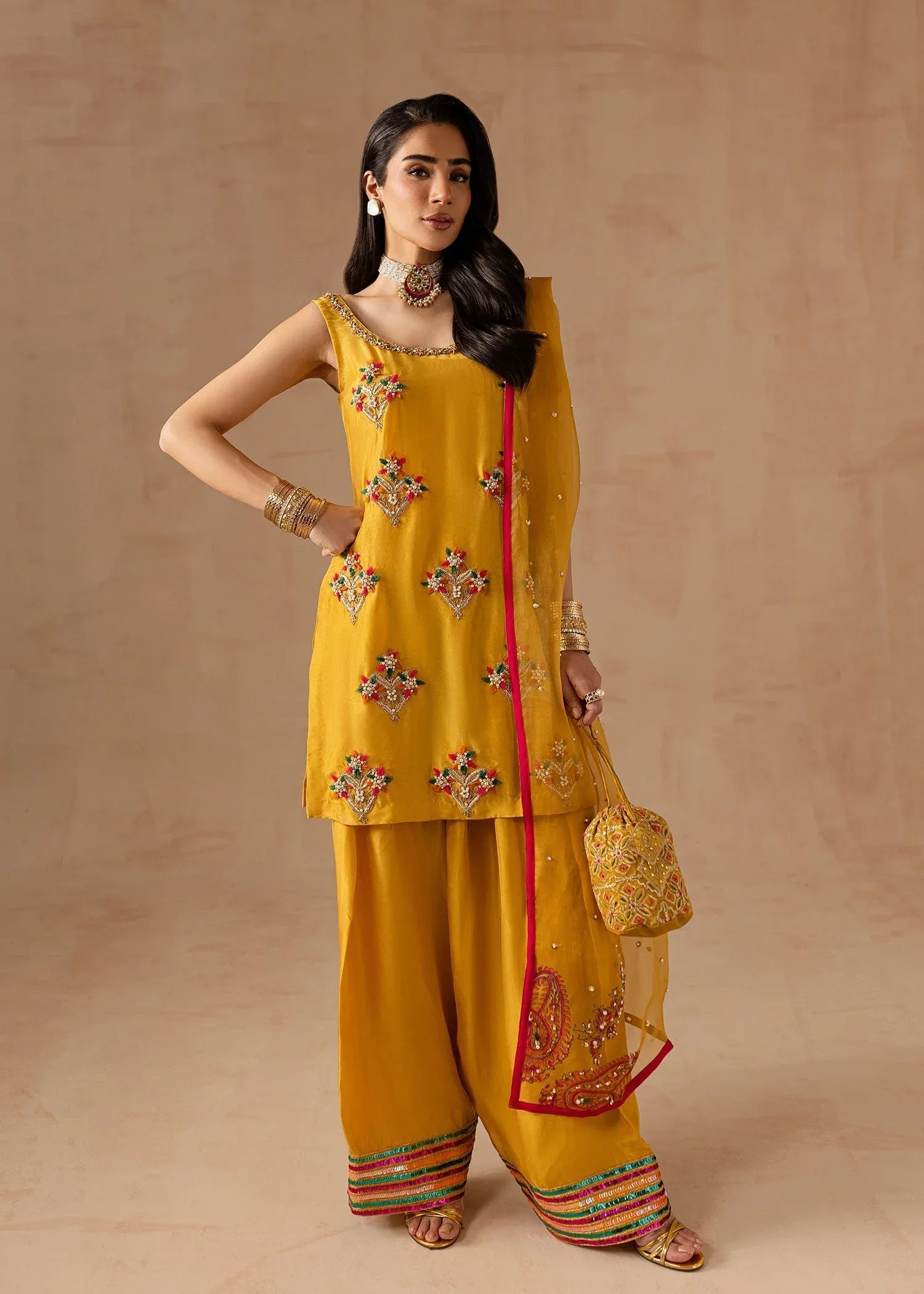 Maria Osama Khan | Noir Bliss Luxury Formals | Marigold Muse - Rang-e-Khaas