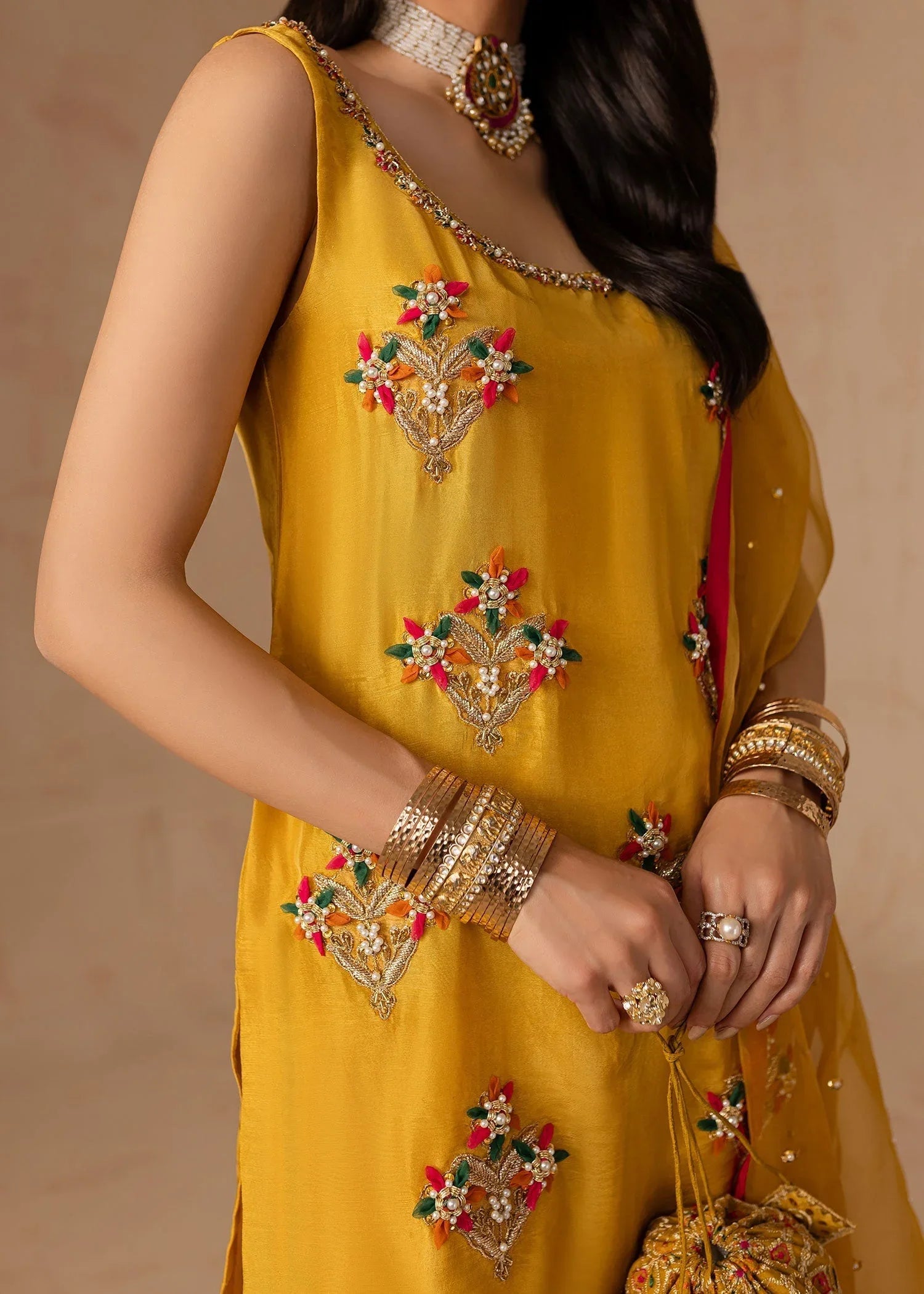 Maria Osama Khan | Noir Bliss Luxury Formals | Marigold Muse - Rang-e-Khaas