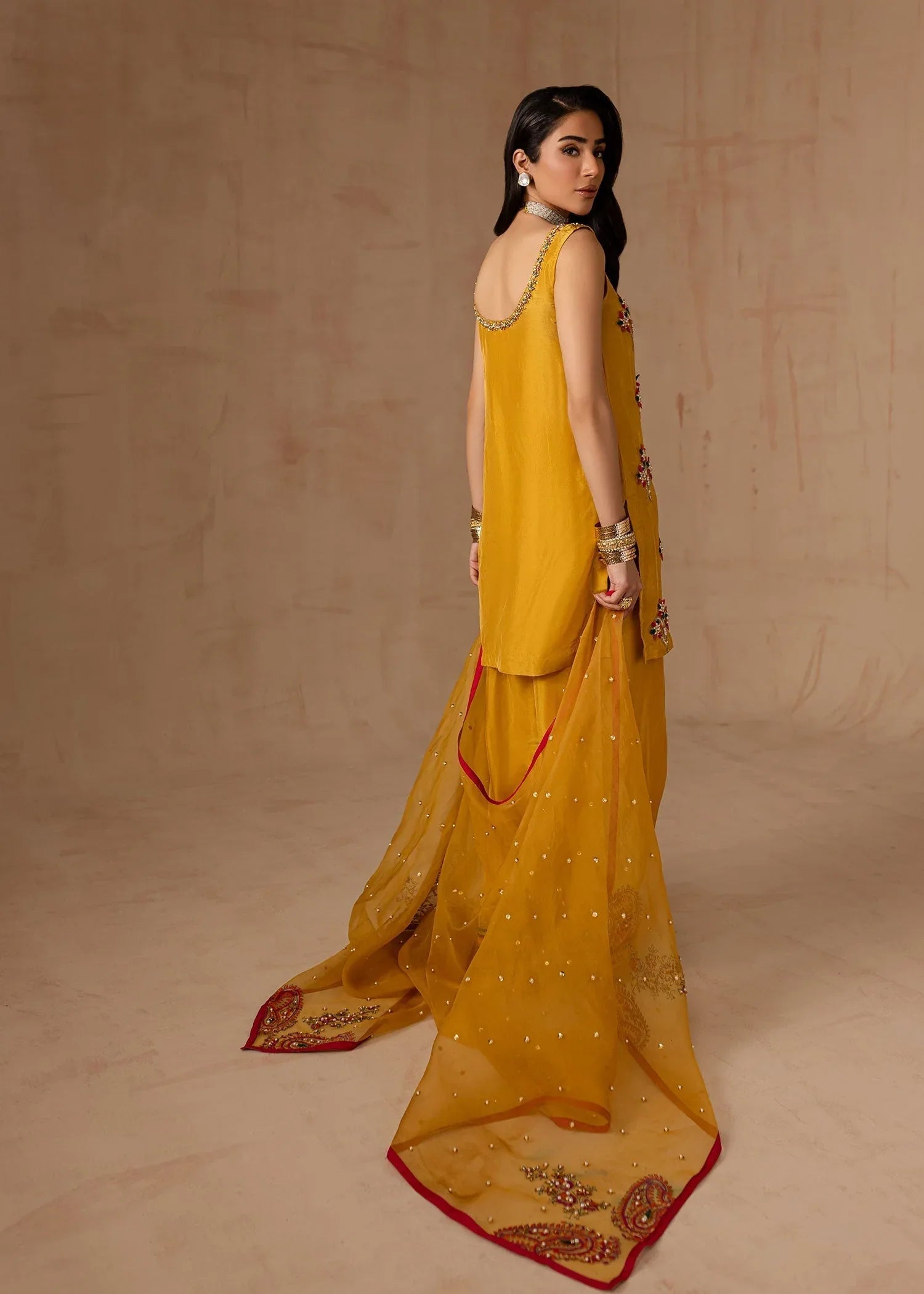 Maria Osama Khan | Noir Bliss Luxury Formals | Marigold Muse - Rang-e-Khaas