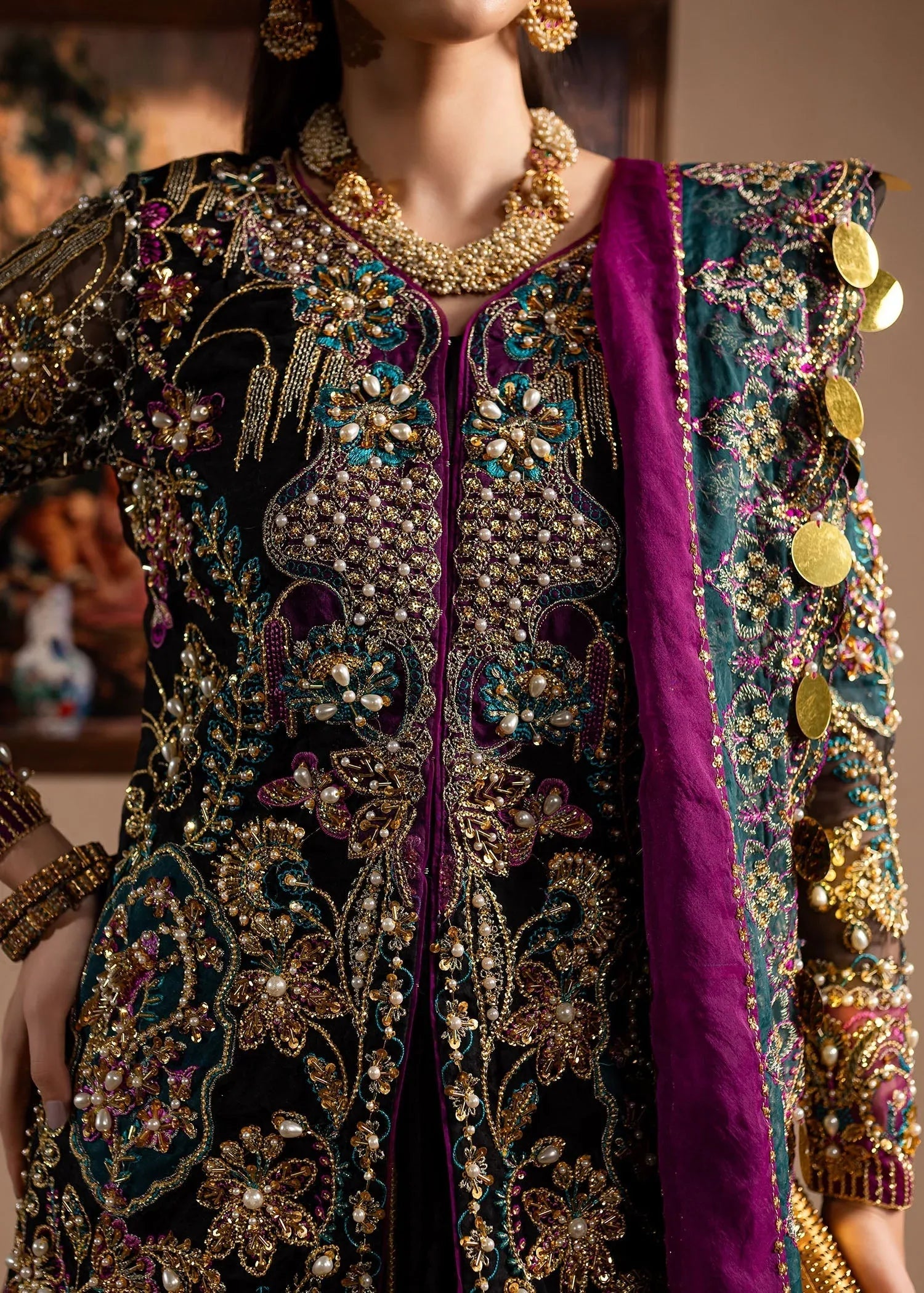 Maria Osama Khan | Lamhay Wedding Festive | Zumar - Rang-e-Khaas