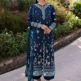 Qalamkar | Q Line Lawn 25 | QM-01 Bleu