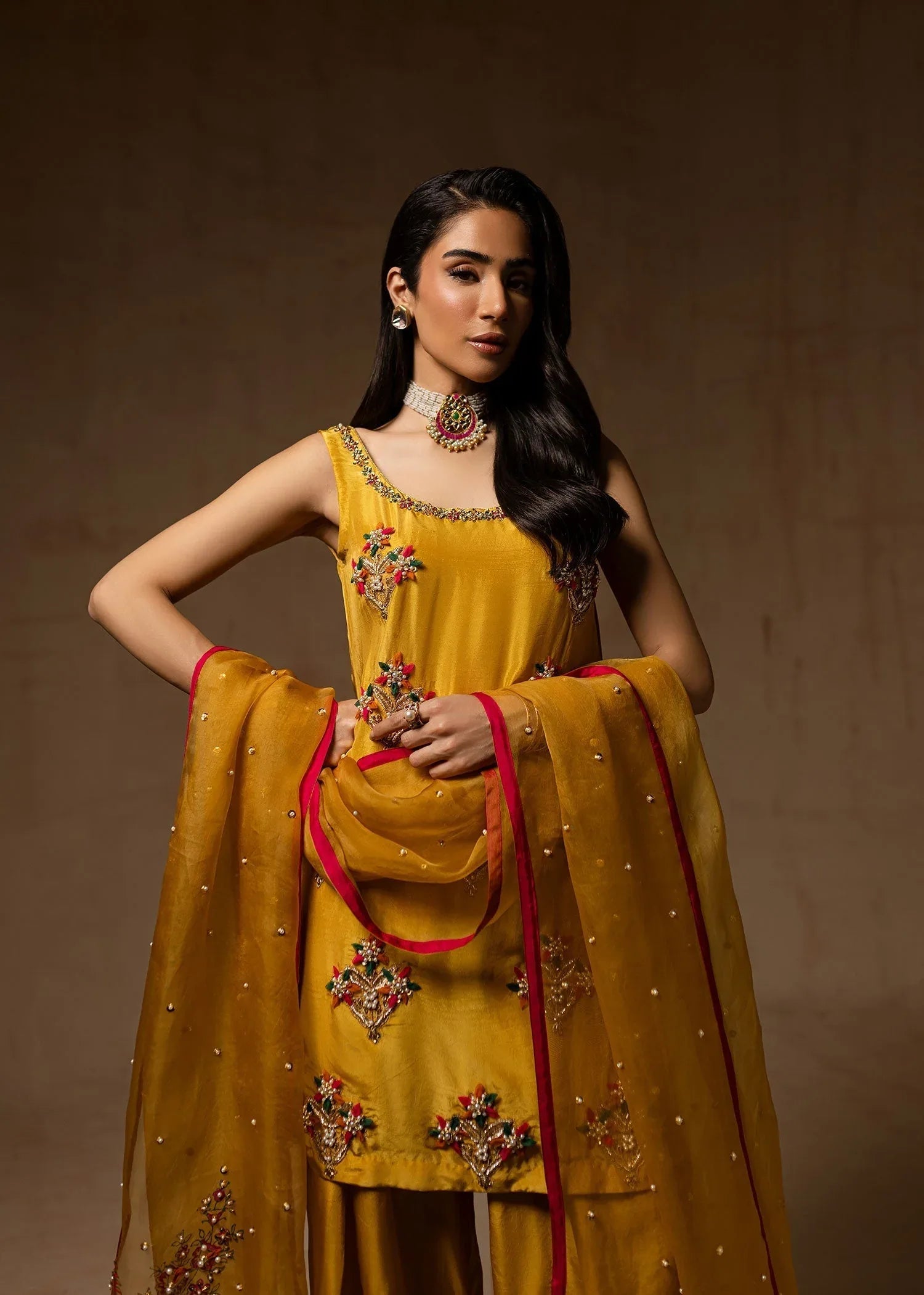 Maria Osama Khan | Noir Bliss Luxury Formals | Marigold Muse - Rang-e-Khaas