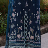 Qalamkar | Q Line Lawn 25 | QM-01 Bleu
