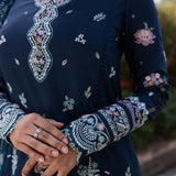 Qalamkar | Q Line Lawn 25 | QM-01 Bleu
