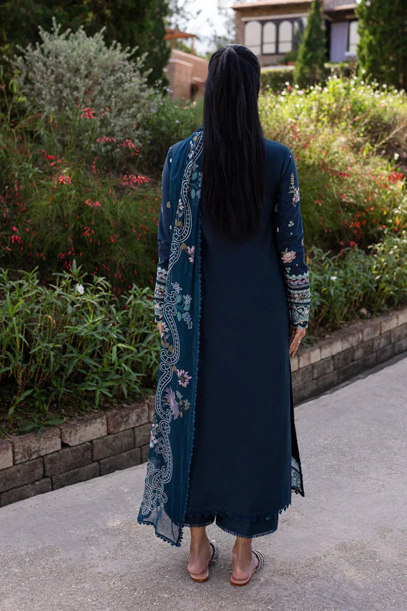 Qalamkar | Q Line Lawn 25 | QM-01 Bleu - Rang-e-Khaas