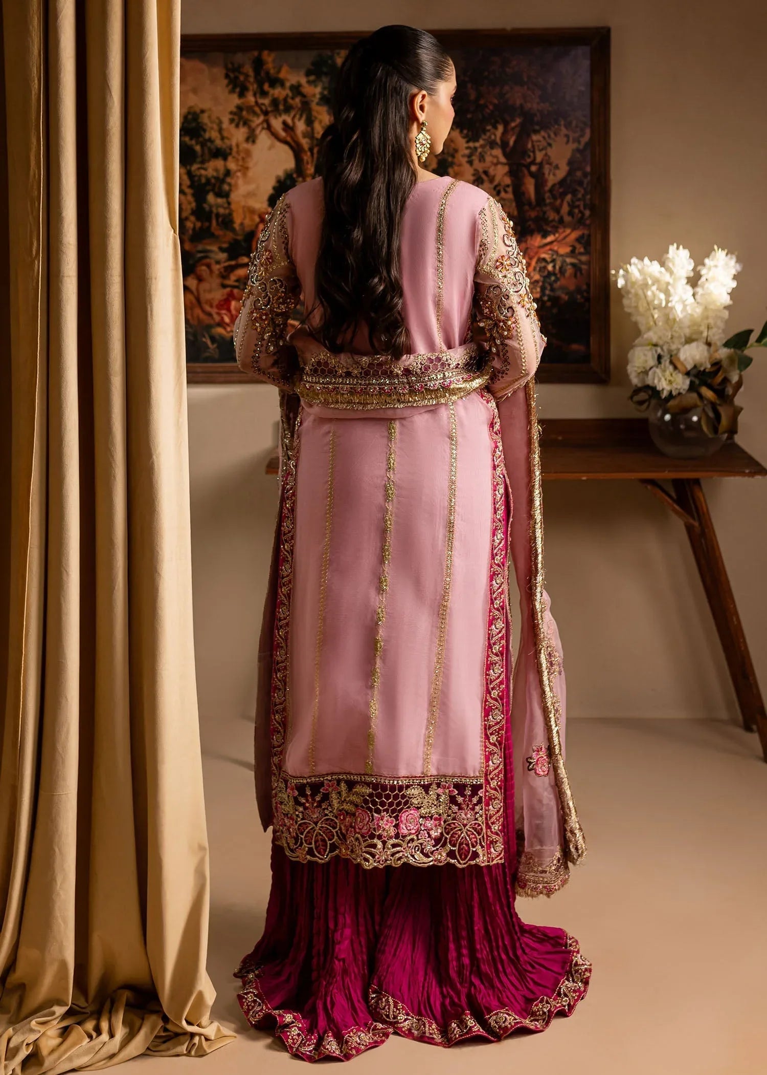 Maria Osama Khan | Lamhay Wedding Festive | Zarmina - Rang-e-Khaas