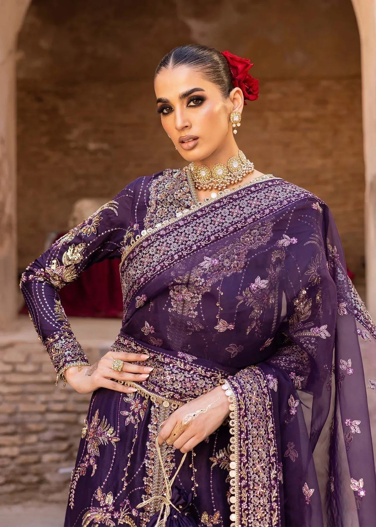Akbar Aslam | Dastaan Luxury Formals | Haniye - Rang-e-Khaas
