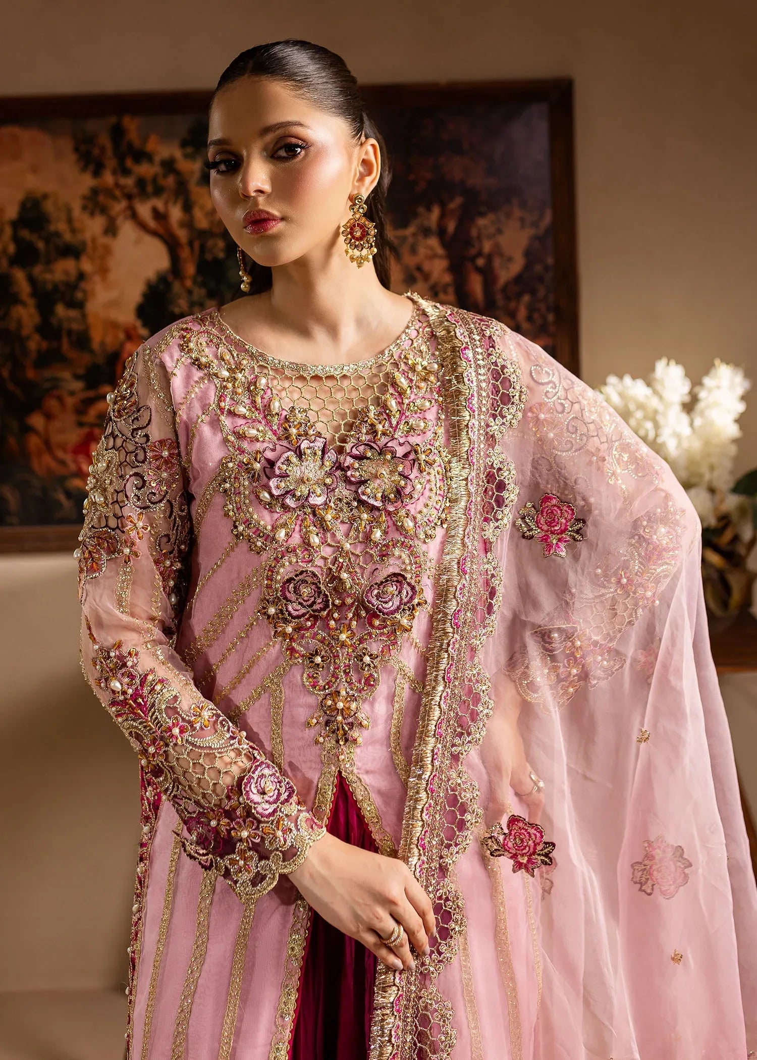 Maria Osama Khan | Lamhay Wedding Festive | Zarmina - Rang-e-Khaas