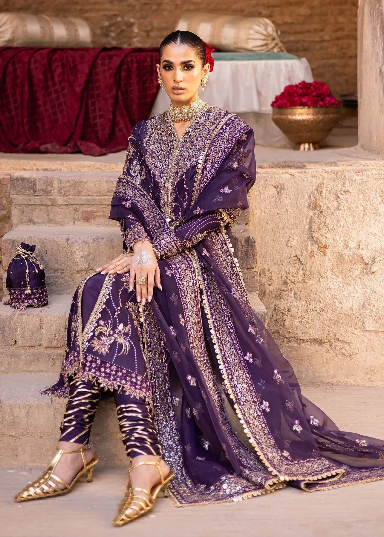 Akbar Aslam | Dastaan Luxury Formals | Haniye - Rang-e-Khaas
