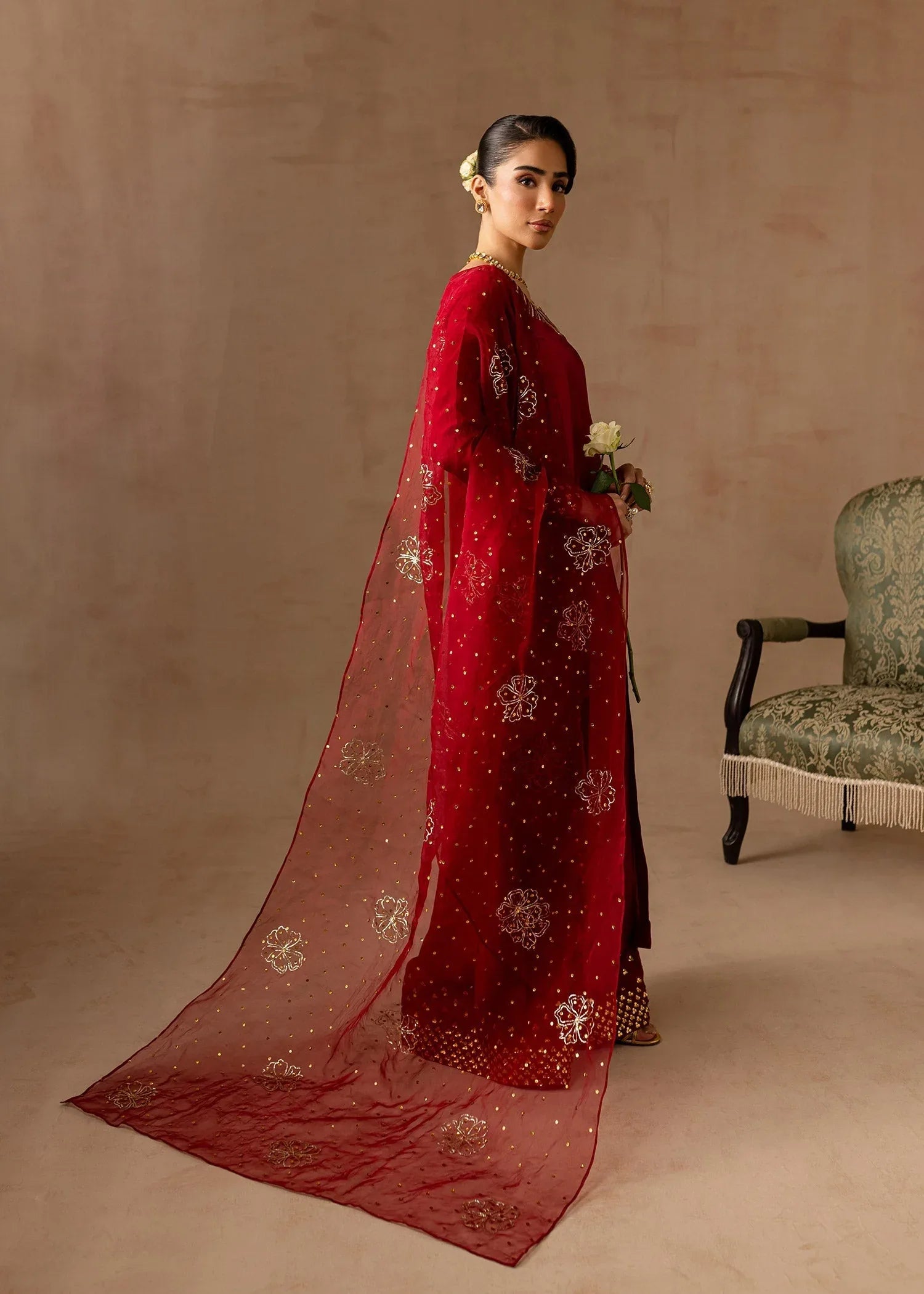 Maria Osama Khan | Noir Bliss Luxury Formals | Ruby - Rang-e-Khaas