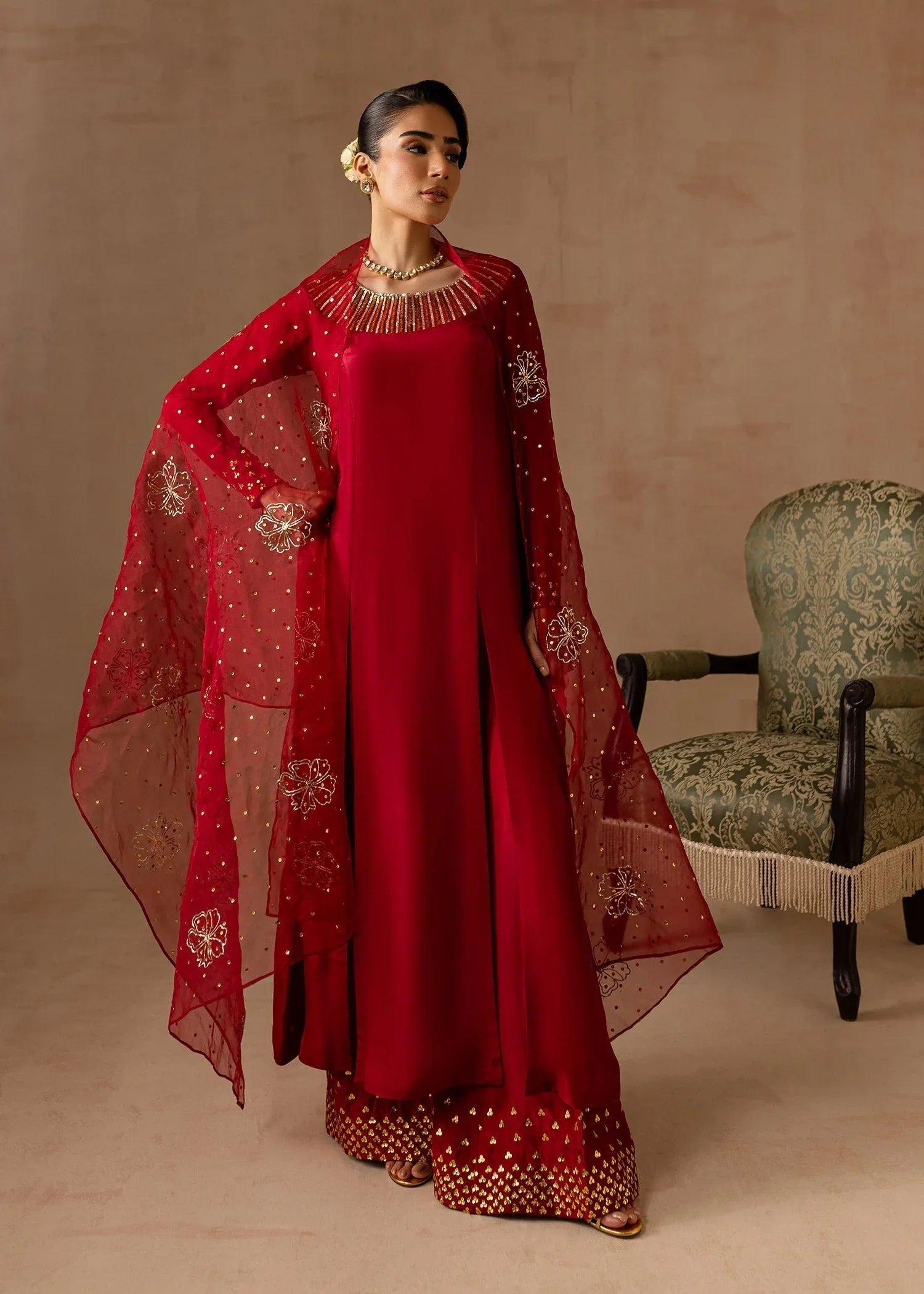 Maria Osama Khan | Noir Bliss Luxury Formals | Ruby - Rang-e-Khaas