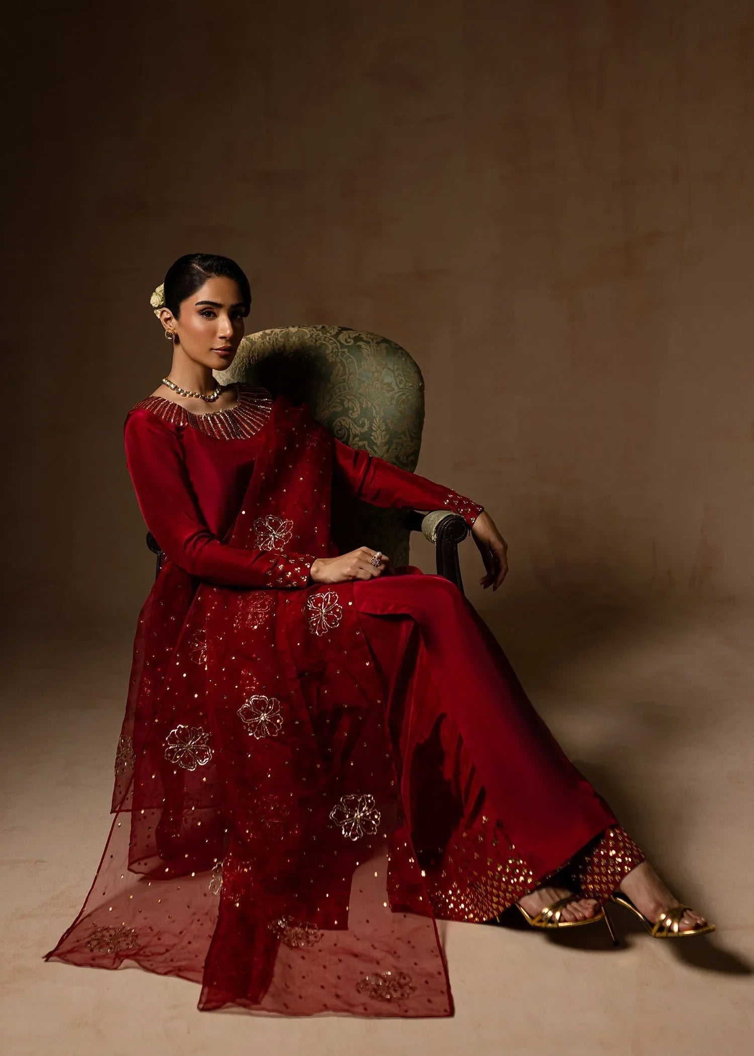 Maria Osama Khan | Noir Bliss Luxury Formals | Ruby - Rang-e-Khaas