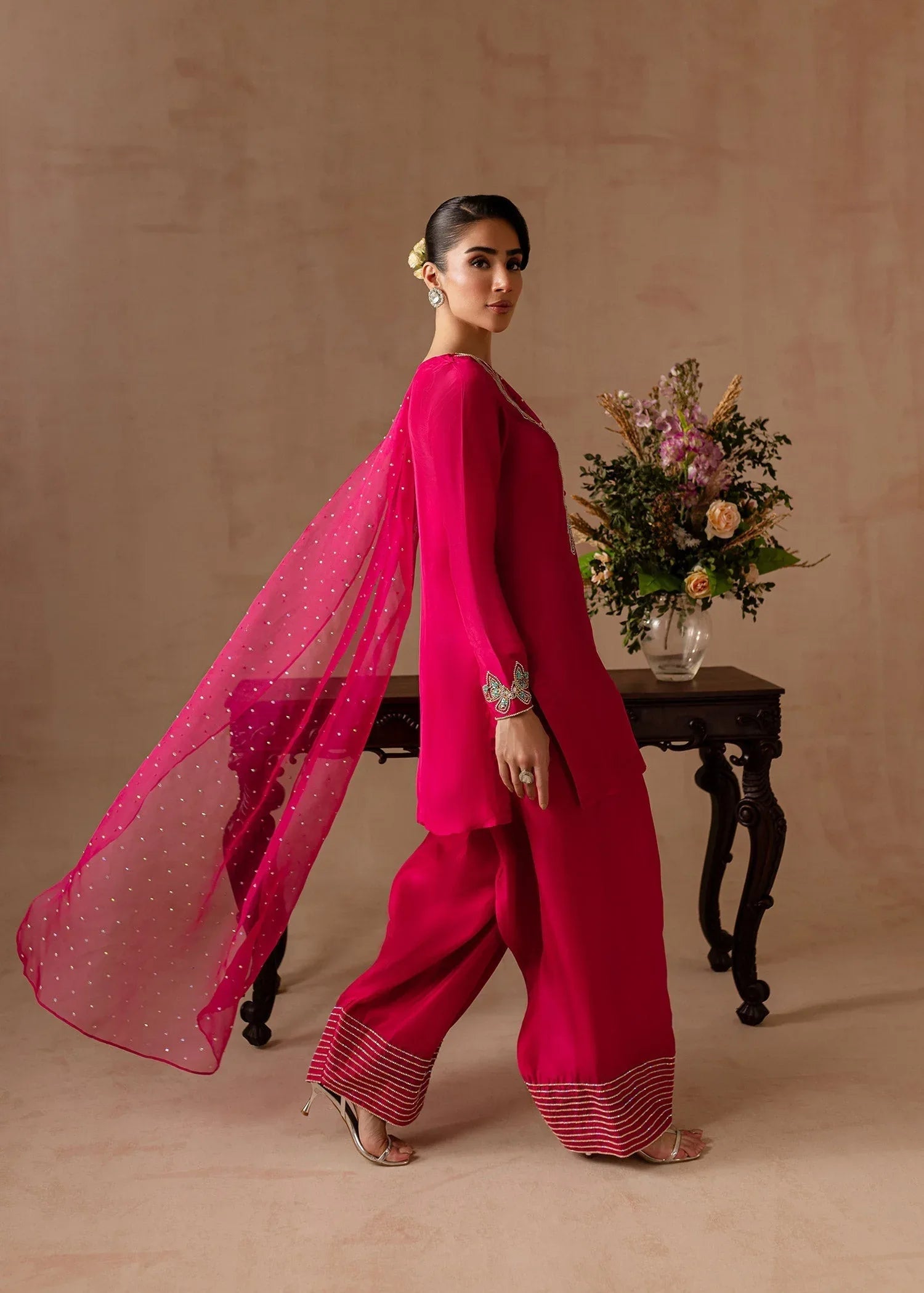 Maria Osama Khan | Noir Bliss Luxury Formals | Peony - Rang-e-Khaas