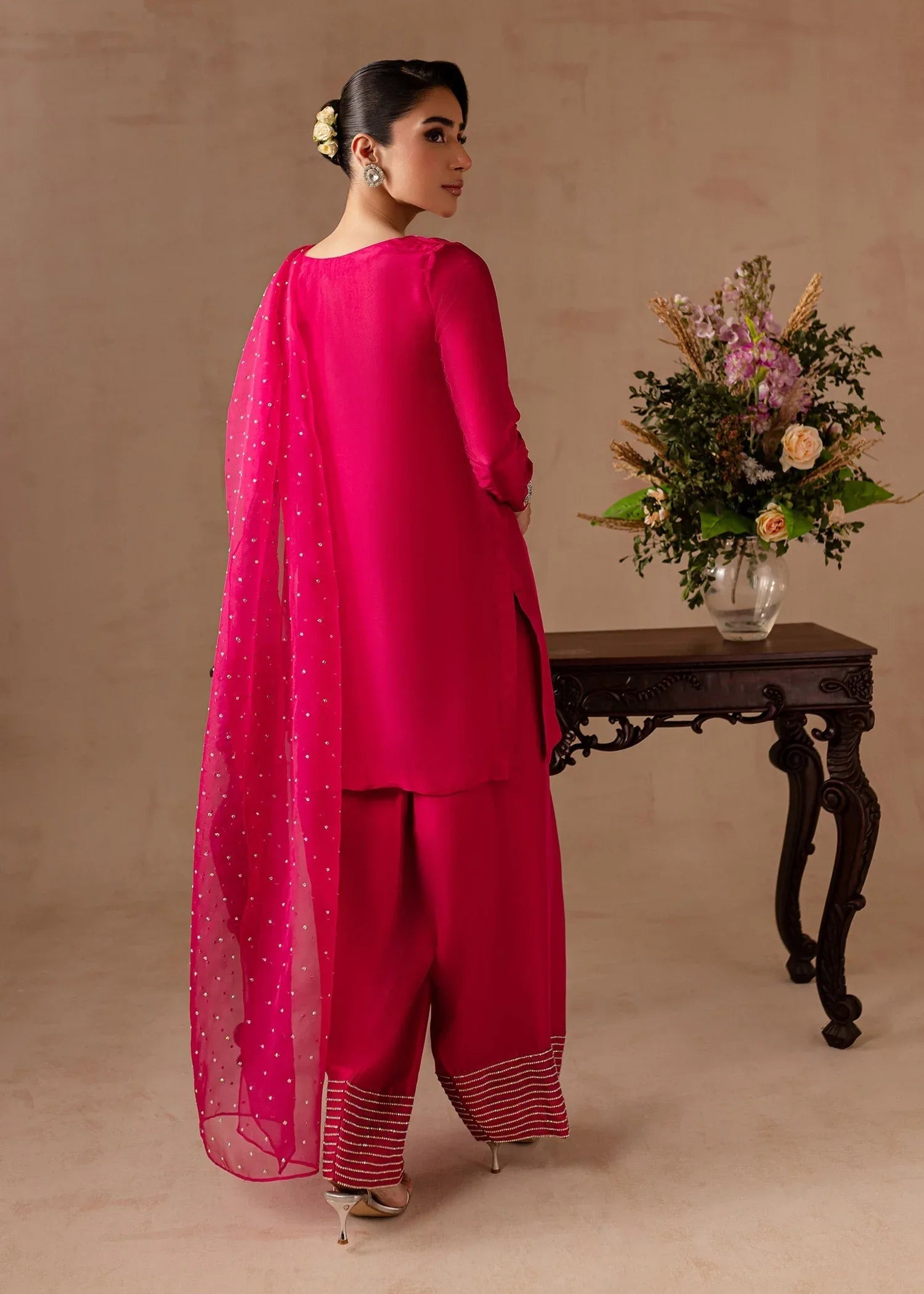 Maria Osama Khan | Noir Bliss Luxury Formals | Peony - Rang-e-Khaas