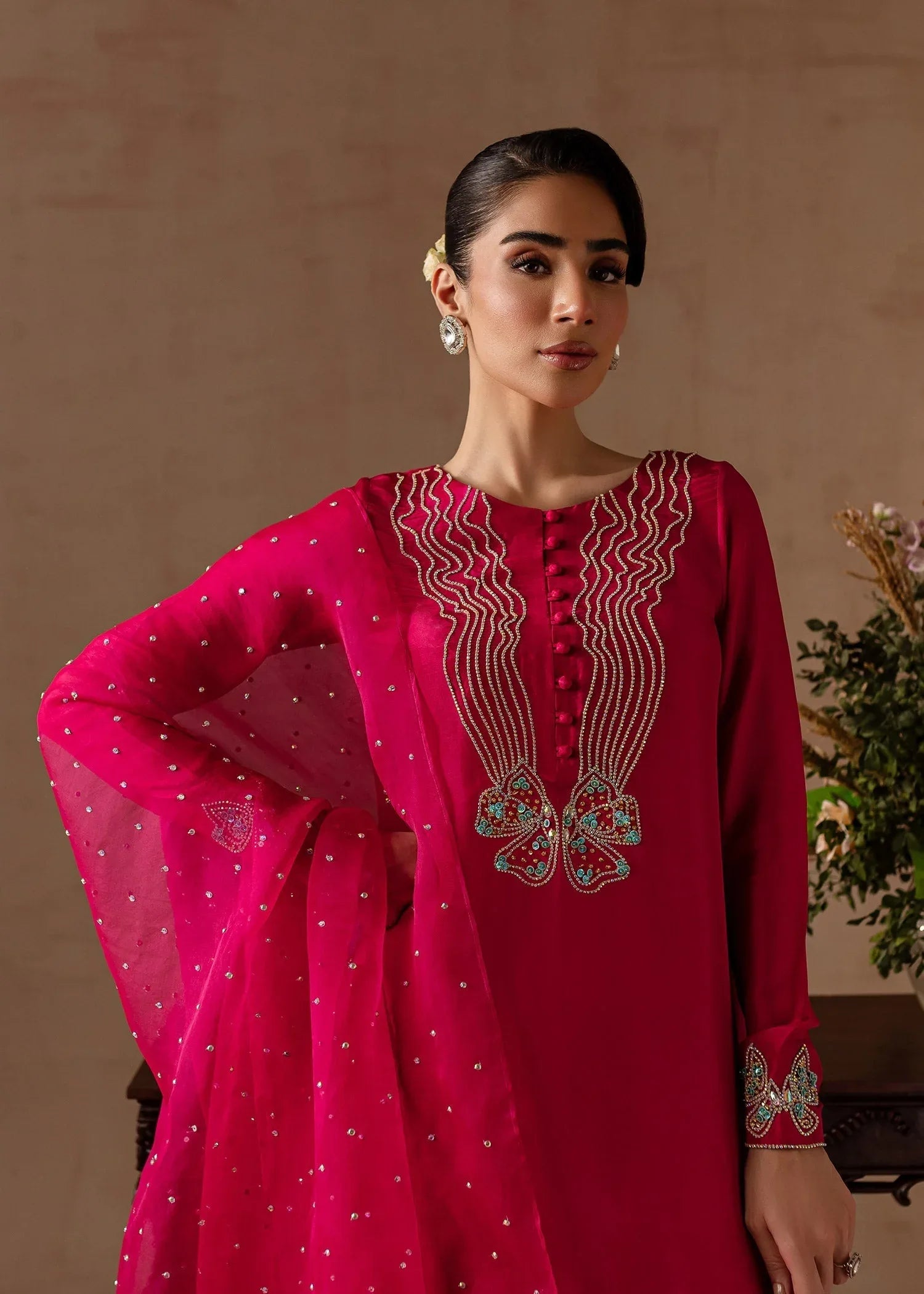 Maria Osama Khan | Noir Bliss Luxury Formals | Peony - Rang-e-Khaas