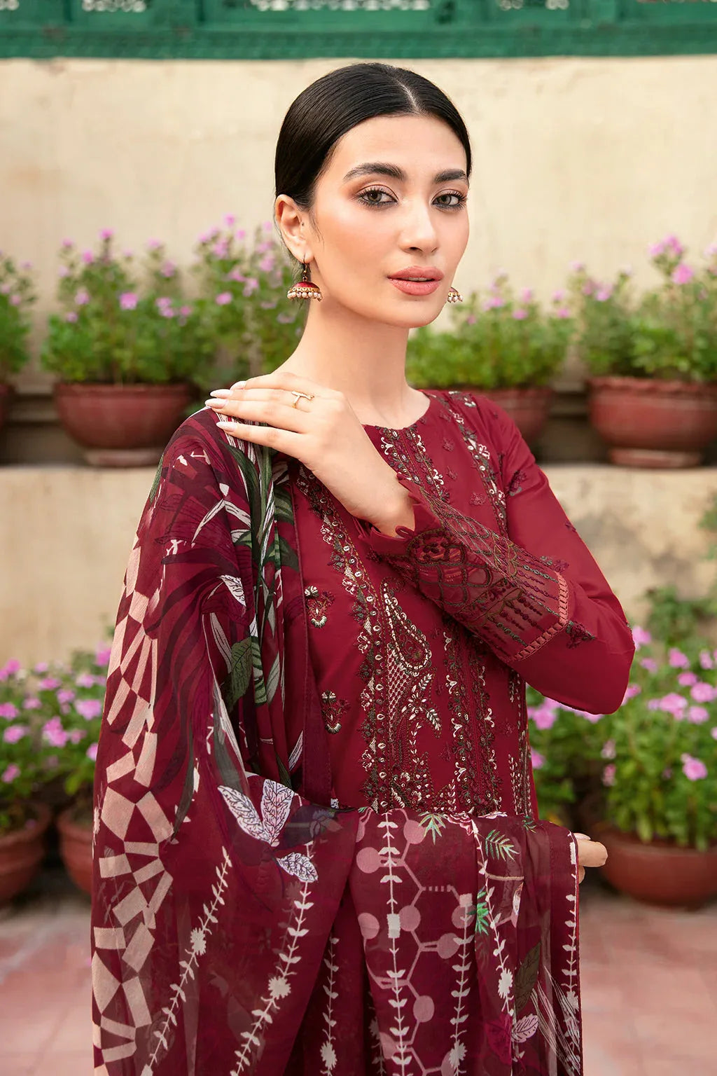 Ramsha | Luxury Lawn 24 | L-803 - Rang-e-Khaas