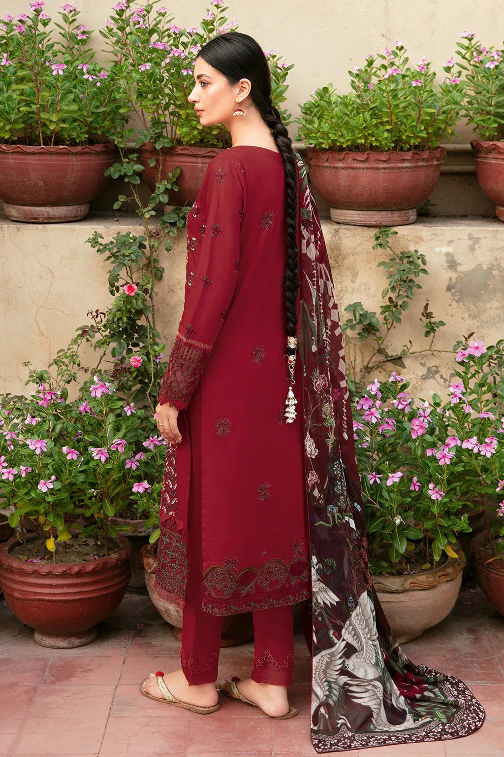 Ramsha | Mashaal Luxury Lawn | L-803 - Rang-e-Khaas
