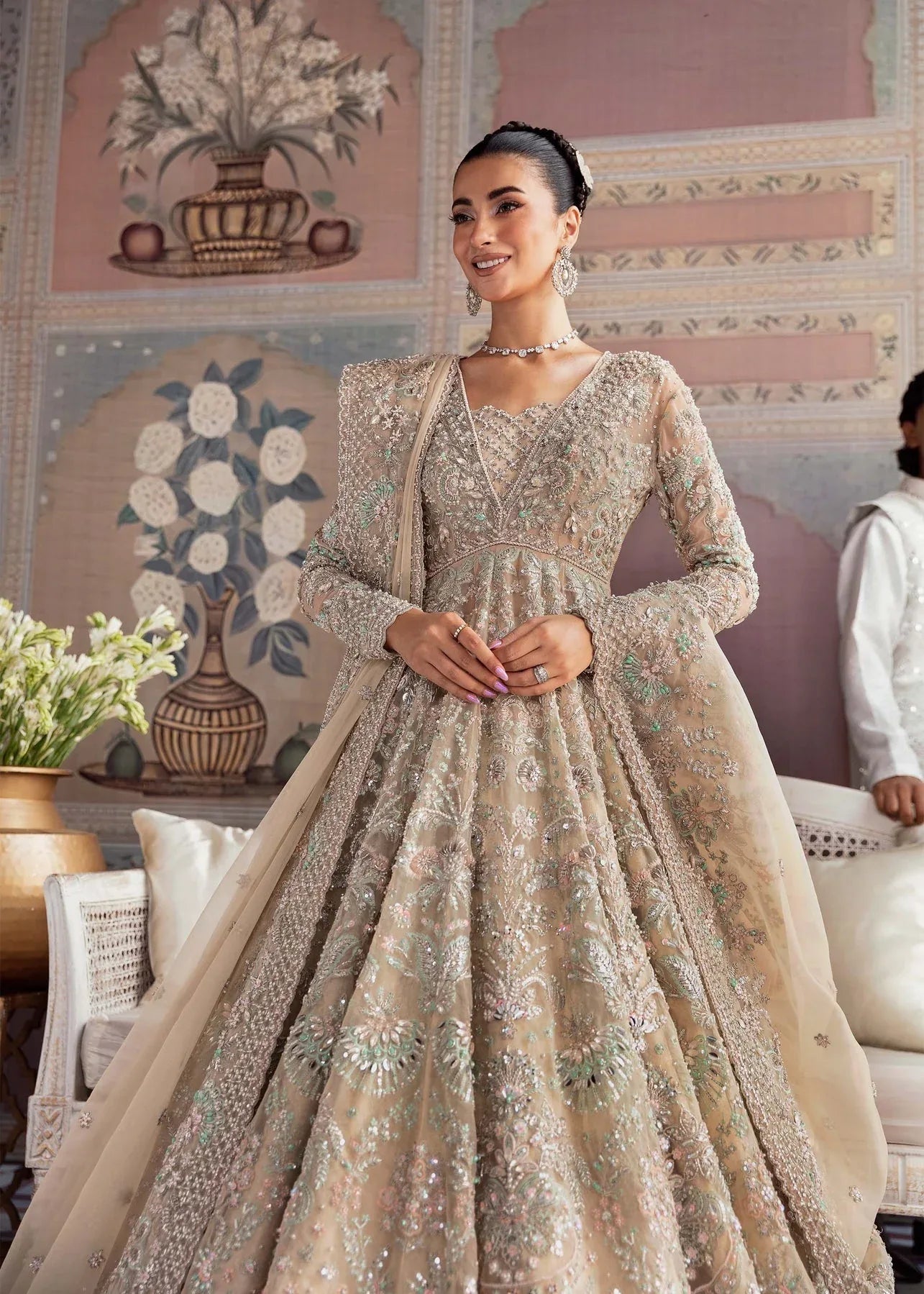 Akbar Aslam | Bridal Collection 2024 | MOONSTONE - Rang-e-Khaas