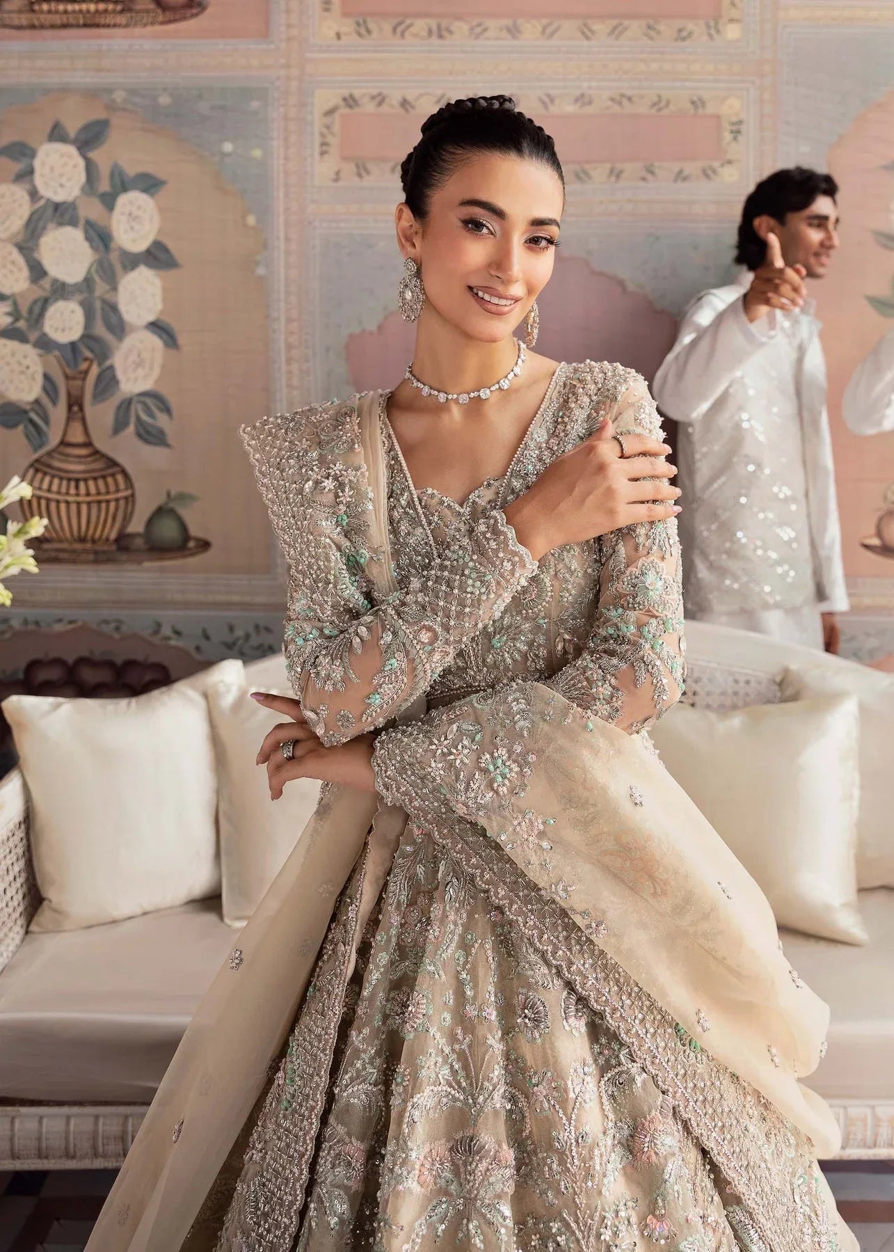 Akbar Aslam | Bridal Collection 2024 | MOONSTONE - Rang-e-Khaas