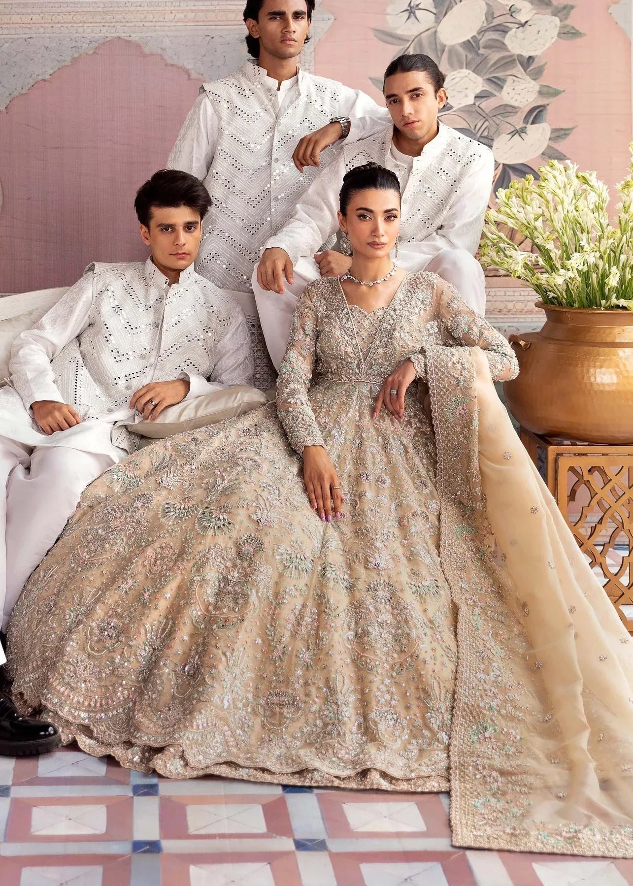 Akbar Aslam | Bridal Collection 2024 | MOONSTONE - Rang-e-Khaas