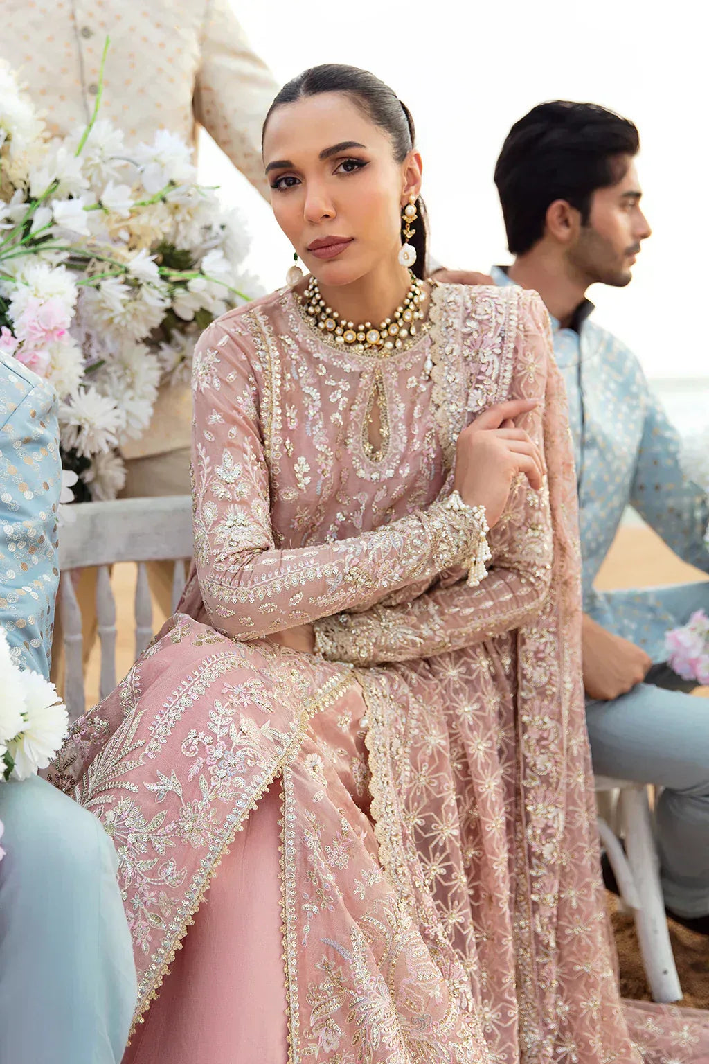 Dastangoi by Afrozeh Wedding Formals 3Pc Suit AWE-03 Shazma - Rang-e-Khaas