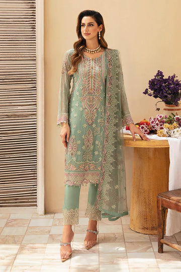 Ramsha | Chevron Chiffon Collection |A-901 - Rang-e-Khaas