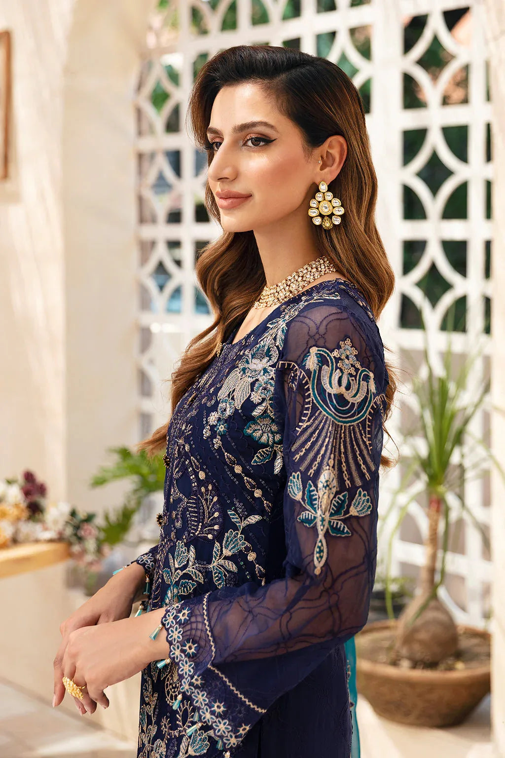 Ramsha | Chevron Chiffon Collection | A-903 - Rang-e-Khaas